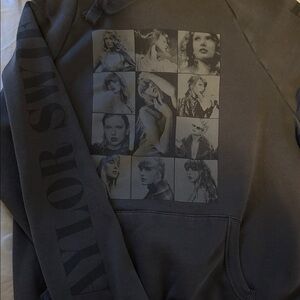 Taylor Swift The Era’s Tour Gray Graphic Hoodie